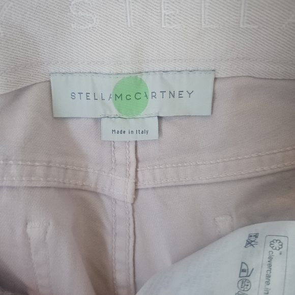 Stella McCartney Made in Italy Pale Pink Skinny Jeans Women’s Size 27 Distressed - Picture 5 of 8